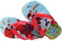 Havaianas Spiderman teenslippers met hielbandje rood Jongens Rubber 21 - Thumbnail 4