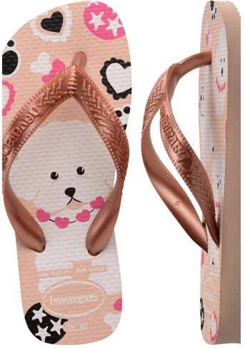 Havaianas teenslippers rosé Meisjes Rubber 31 32