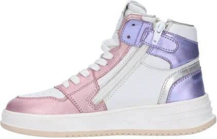 Hip leer sneakers roze wit 27 | Sneaker van | Mode > Schoenen > Sneakers