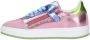 Hip leren sneakers roze metallic Meisjes Leer Meerkleurig 28 - Thumbnail 4