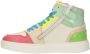 Hip H1665 leren sneakers roze multi Meisjes Leer Meerkleurig 31 - Thumbnail 4