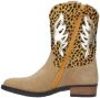 Hip H1700 suède cowboylaarzen beige Meisjes Suede Meerkleurig 39 Sneakers - Thumbnail 4