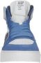 Hip H1665 suède sneakers blauw wit Leer Meerkleurig 33 - Thumbnail 7