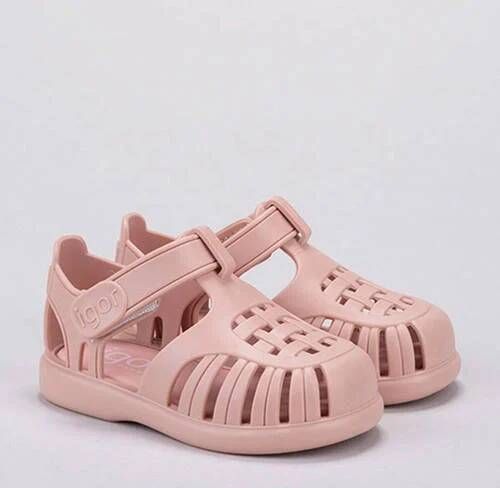 Igor waterschoenen roze Jongens Meisjes Rubber Effen 22