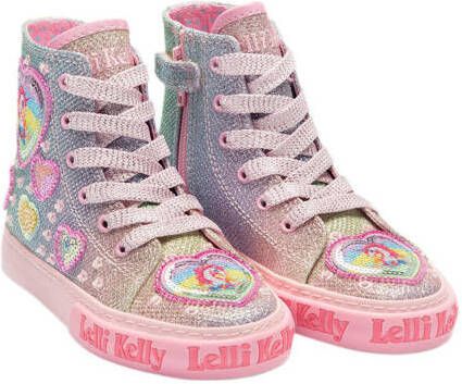Lelli Kelly Unicorn Rainbow sneakers blauw roze Meisjes Textiel Personage 24