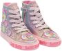 Lelli Kelly Unicorn Rainbow sneakers blauw roze Meisjes Textiel Personage 24 - Thumbnail 4