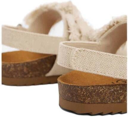 Mango Kids sandalen beige Meisjes Canvas 21(12 8cm)