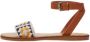 Mango Kids sandalen cognac Bruin Meisjes Imitatieleer All over print 29 - Thumbnail 6