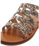 Mango Kids sandalen cognac Meisjes Imitatieleer All over print 21(12 8cm) - Thumbnail 6
