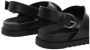 Mango Kids sandalen zwart Meisjes Imitatieleer Effen 29 - Thumbnail 4