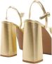 Mango sandalettes goud Dames Imitatieleer 35 | Sandalette van - Thumbnail 4