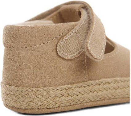 Mango Kids suède baby schoenen beige Meisjes Suede Effen 17 18-11cm