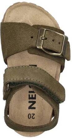 Nelson Kids suède sandalen groen Jongens Suede Effen 20