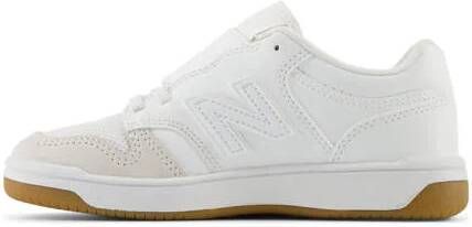 New Balance 480 V1 sneakers wit beige Jongens Meisjes Leer Effen 28