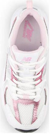 New Balance 530 sneakers wit grijs Jongens Meisjes Mesh Meerkleurig 38