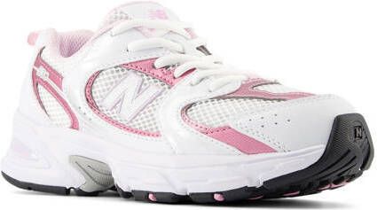 New Balance 530 sneakers wit grijs Jongens Meisjes Mesh Meerkleurig 38