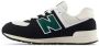 New Balance 574 sneakers zwart wit groen Suede Meerkleurig 37 - Thumbnail 6
