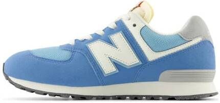 New Balance 574 V1 sneakers blauw lichtblauw Jongens Meisjes Suede Meerkleurig 37