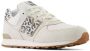 New Balance 574 V1 sneakers dierenprint offwhite blauw Ecru Suede 36 - Thumbnail 4