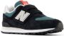New Balance 574 V1 sneakers zwart grijsblauw Suede Meerkleurig 33.5 - Thumbnail 5