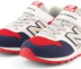 New Balance 996 sneakers wit donkerblauw grijs Jongens Meisjes Mesh Meerkleurig 34.5 - Thumbnail 14