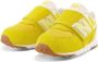 New Balance 574 sneakers geel wit Jongens Meisjes Suede Meerkleurig 21.5 - Thumbnail 5