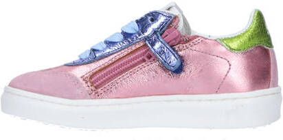 Pinocchio leren sneakers roze metallic Meisjes Leer Meerkleurig 20