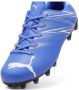 Puma Attacanto junior voetbalschoenen kobaltblauw wit Imitatieleer 36 - Thumbnail 6