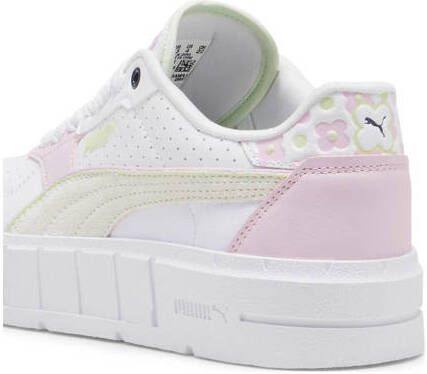 Puma Cali Court Match sneakers wit lichtroze zand Jongens Meisjes Leer 35.5