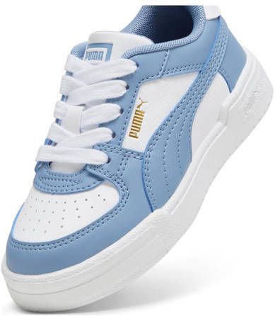 Puma California Pro sneakers wit lichtblauw Jongens Meisjes Imitatieleer 28