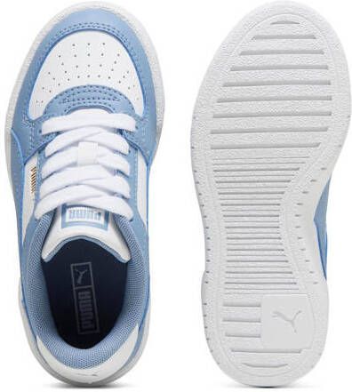 Puma California Pro sneakers wit lichtblauw Jongens Meisjes Imitatieleer 28