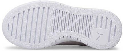 Puma California sneakers wit Jongens Meisjes Imitatieleer Effen 28