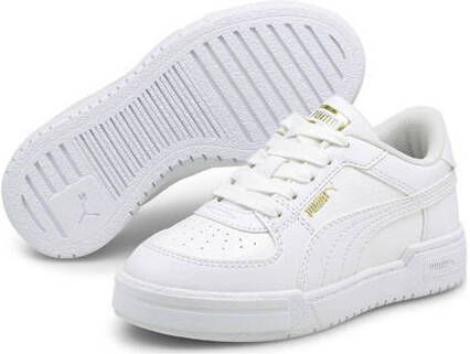 Puma California sneakers wit Jongens Meisjes Imitatieleer Effen 28