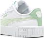 Puma Carina 2.0 sneakers wit lichtgroen Imitatieleer Effen 28 - Thumbnail 5