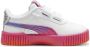 Puma Carina 2.0 Trolls sneakers wit fuchsia oranje Jongens Meisjes Suede 24 - Thumbnail 8