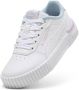 Puma Carina 2.0 Tropical sneakers wit lichtblauw lila Jongens Meisjes Imitatieleer 28 - Thumbnail 5