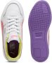 Puma Carina Street leren sneakers wit koraalrood paars Meisjes Leer Meerkleurig 35.5 - Thumbnail 4