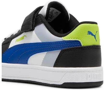 Puma Caven 2.0 Block sneakers wit blauw groen Jongens Meisjes Imitatieleer 28