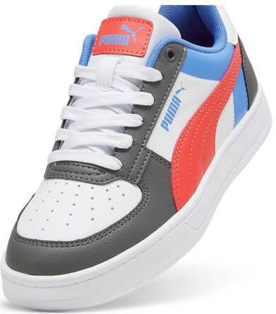 Puma Caven 2.0 Block sneakers wit rood blauw Jongens Meisjes Imitatieleer 38