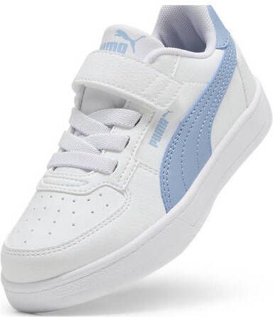 Puma Caven 2.0 sneakers wit lichtblauw Jongens Meisjes Imitatieleer Meerkleurig 28