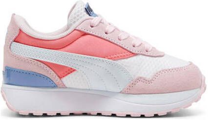 Puma Cruise Rider Peony sneakers roze koraalrood wit Meisjes Mesh Meerkleurig 32