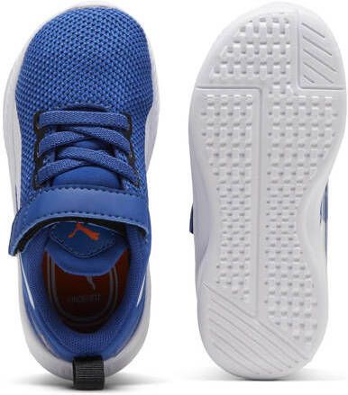 Puma Flyer Runner V Inf sneakers kobaltblauw wit zwart Jongens Mesh Meerkleurig 20