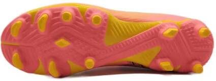 Puma Future 7 Play FG AG Jr. voetbalschoenen roze zwart oranje Jongens Meisjes Imitatieleer 37