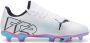 Puma Future 7 Play FG AG Junior voetbalschoenen wit roze blauw Jongens Meisjes Imitatieleer 28 - Thumbnail 10