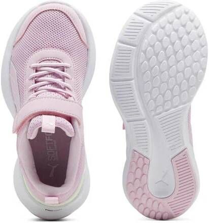 Puma Kruz Profoam sneakers roze lichtgroen Jongens Meisjes Mesh Meerkleurig 28