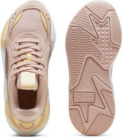 Puma RS-X Metallic sneakers oudroze goud Jongens Meisjes Mesh Meerkleurig 36