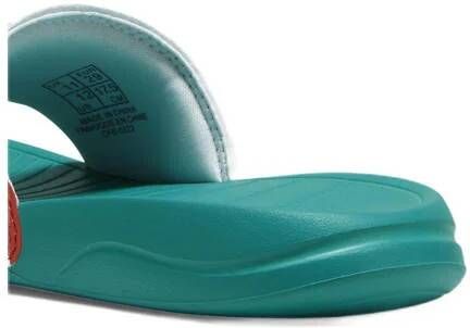 Puma Popcat 20 Jr. badslippers groen wit rood Jongens Meisjes Rubber Logo 28