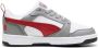 Puma Rebound V6 Lo sneakers grijs rood zwart Imitatieleer 35.5 - Thumbnail 4