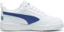 Puma Rebound V6 Lo sneakers wit blauw Imitatieleer Meerkleurig 35.5 - Thumbnail 2