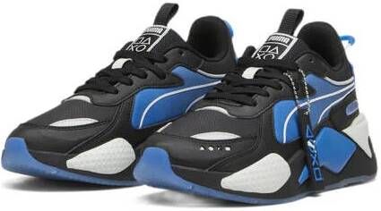 Puma RS-X Playstation sneakers zwart kobaltblauw wit Jongens Meisjes Mesh 38